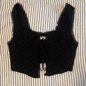 Rumored tie lace top